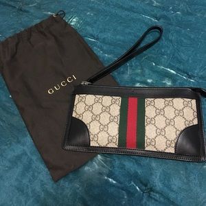Authentic Gucci wristlet